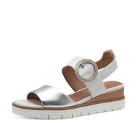 Tamaris Sandales argent / blanc, Taille 40