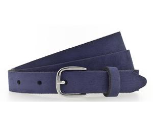 Tamaris Slim Velours Belt W80 Velvet Blue