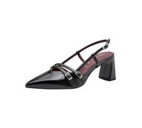 Tamaris Sling plat pour femme, Noir, 37 EU