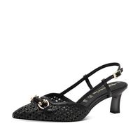 Tamaris Sling Talon Stiletto pour femme, Noir, 42 EU