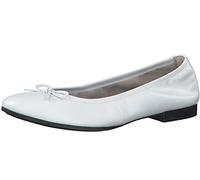 Tamaris Tamaris 1-1-22116-08 Ballerines pour Femme, White Black, 41 EU