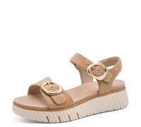 Tamaris Tamaris Comfort Damen Wedge/Plat Sand Multiadjustable Sandale caleFemme