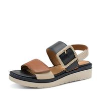 Tamaris Tamaris Comfort Damen Wedge/Plat Sand Multiadjustable Sandale caleFemme