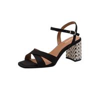 Tamaris Sandales à talon bloc 1-28362-46 Femme Noir 38 EU