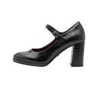 Tamaris Escarpins à Talon Bloc pour Femme Noir Croco 37