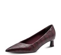 Tamaris Escarpins à Talon Aiguille pour Femme Rouge (Merlot Croco), 41