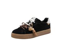 Tamaris Baskets Basses Plates pour Femme - Noir - 38