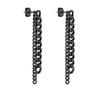 Tamaris TJ-0199-E-50 Boucles d’oreilles, Noir (Placage Ionique)