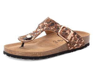 Tamaris Tongs beige / marron / brun foncé / noir, Taille 36