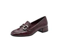 Tamaris Trotteur pour Femme avec Talon Bloc Rouge (Merlot Croco), 42