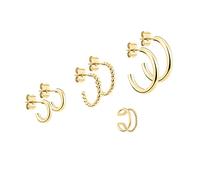 Tamaris TS-0023-EE Lot de boucles d'oreilles Or, Acier inoxydable