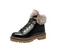 Tamaris WL Lace Boot 1-26264-43 Bottes de neige pour femme Noir Brevet Taille 37 EU, Imprimé noir, 37 EU