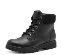 Tamaris WL Lace Boot 1-26299-45 Bottes de neige pour femme en cuir noir Taille 42 EU, Cuir noir, 42 EU