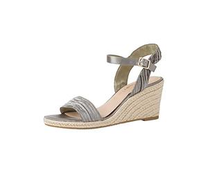 Tamaris Women's 1-1-28360-28 Heeled Sandal, Emerald Pleats, 41 EU