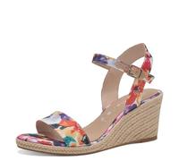 Tamaris Women's 1-28300-42 Sling Sandal, Orange Comb, 41 EU