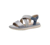 Tamaris Women's Comfort Damen Flache Sandale Flat, Light Blue Comb, 38 EU