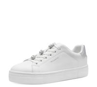 Tamaris Baskets basses argent / blanc, Taille 37