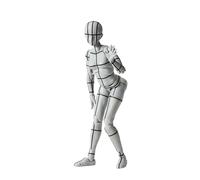 BANDAI SPIRITS - TAMASHII NATIONS - Body-Kun/Body-Chan - Body Chan - Édition Sport - Cadre Métallique - (Couleur Grise), Figurine d'action