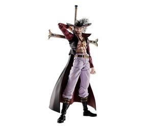 Tamashi Nations - One Piece - S.H. Figuarts Juracur Mihawk - Œil de Faucon - PVC et ABS, environ 16,5 cm (6,5 pouces) figurine peinte