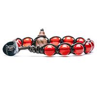 Tamashii BHS900-124 Bracelet tibétain mixte Agate rouge passion