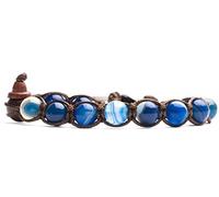 Tamashii : BHS900-141 - Bracelet tibétain original unisexe - Bleu