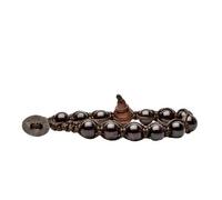 TAMASHII Bracelet Garnet, Taglia unica, Coton, Grenat