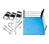 TAMASHII NATIONS - Act Ring Corner (neutre) et chaise pliante pour S.H.Figuarts, Bandai Spirits Tamashii Stage