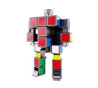 Rubik's Cube - Figurine Rubik's Cube Diecast Soul Of Chogokin Rubik's Cube Robo 15 Cm