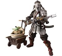 Figurine Star Wars Mandalorian - Mandalorian Ronin Beskar Armor & Grogu Meisho 17cm