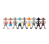 TAMASHII NATIONS Luffy One Piece Adventure Memories Vol. 1 (boîte) Env. 3,4 pouces (86 mm), figurine complète pré-peinte en ABS