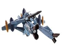 Tamashii Nations Figurine HI-Metal R VF-0A Phoenix (utilisé par Shin Kudo) + QF-2200D-B Ghost