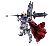 TAMASHII NATIONS - Mobile Suit Gundam : Orphans de sang de fer - Gundam Barbatos (4ème forme) + figurine Boomerang Mace en métal