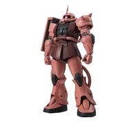 TAMASHII Nations Robot Spirits - Combinaison Mobile Gundam MS-06S Char Exclusive Zaku, A.N.I.M.E. (Version revente), Environ Figurine d'action prépeinte en PVC et ABS de 4,9 Pouces