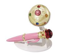 TAMASHII NATIONS - Sailor Moon - Ensemble broche et stylo déguisement - Édition couleur brillante, Bandai Spirits Proplica, polychlorure de vinyle acrylonitrile butadiène styrène, polychlorure de
