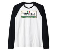 Tamaulipas License Plate Mexican Travel Vacation Beach Manche Raglan