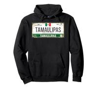 Tamaulipas License Plate Mexican Travel Vacation Beach Sweat à Capuche