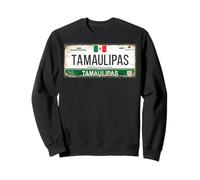 Tamaulipas License Plate Mexican Travel Vacation Beach Sweatshirt