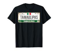 Tamaulipas License Plate Mexican Travel Vacation Beach T-Shirt