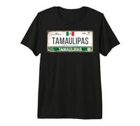 Tamaulipas License Plate Mexican Travel Vacation Beach T-Shirt Haut de Gamme