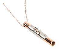 TamBee Collier de Respiration Soulagement du Stress Collier de Pleine Conscience Sifflet de Respiration Breathlace pour le Soulagement de l'Anxiété Méditation Yoga Symbole Breathlace, Cadeau pour