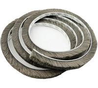 TamBee Joint d'étanchéité autocollant pour cadre de fenêtre, porte (9 mm (l) x 9 mm (P) x 5 m (L), gris)