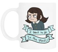 TAMBOOTEE Abaddon Je Veux Aller Dans Les Conduits D'aération Tasse À Boire En Céramique Blanche Ceramic Mug Drinking Cup