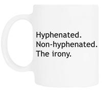 TAMBOOTEE Avec Trait D'union Sans Trait D'union Tasse À Boire En Céramique Blanche Ceramic Mug Drinking Cup