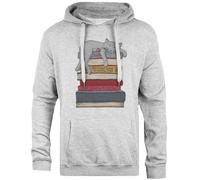 TAMBOOTEE Comment Se Détendre comme Un Chat Pull À Capuche Unisexe Gris Coupe Simple Grey Unisex Hoodie