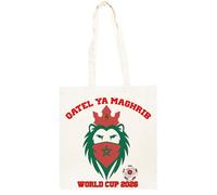 TAMBOOTEE Coupe Du Monde 2026 Maroc Sac Cabas En Coton Totebag Unisexe Beige Totebag Cotton