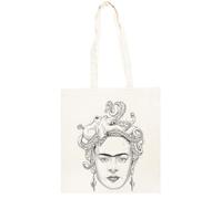 TAMBOOTEE Dessin De Pieuvre De Frida Kahlo Sac Cabas En Coton Totebag Unisexe Beige Totebag Cotton