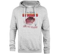 TAMBOOTEE Entré comme Un Agneau Sorti comme Un Lion Pull À Capuche Unisexe Gris Coupe Simple Grey Unisex Hoodie
