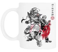 TAMBOOTEE Fraternité Sumi-E Tasse À Boire En Céramique Blanche Ceramic Mug Drinking Cup