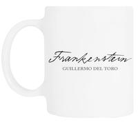 TAMBOOTEE Guillermo Del Toro Frankenstein Tasse À Boire En Céramique Blanche Ceramic Mug Drinking Cup