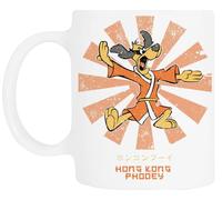 TAMBOOTEE Hong Kong Phooey Tasse À Boire En Céramique Blanche Ceramic Mug Drinking Cup